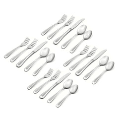 Satin Sand Dune 20-Piece Flatware Set