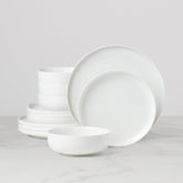24 Seven White 12-Piece Dinnerware Set