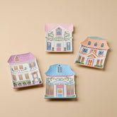Lenox Spice Village House Accent Plates, Set of 4