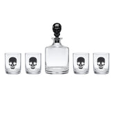 Vintro Halloween Skeleton 5-Piece Whiskey Set