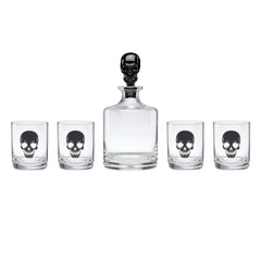 Vintro Halloween Skeleton 5-Piece Whiskey Set