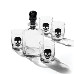 Vintro Halloween Skeleton 5-Piece Whiskey Set