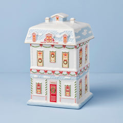 Lenox Holiday Village Christmas Cookie Jar