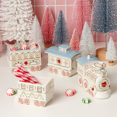 Lenox Holiday Village Christmas Train Server