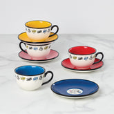 Chef Snoopy Tea Cup & Saucers, Set of 4