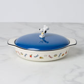 Chef Snoopy Covered Casserole Dish
