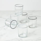 24 Seven Pumice Medium Tumblers, Set of 6