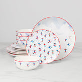 Snowbound 12-Piece Dinnerware Set