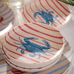 24 Seven Melamine, Wharfside 12-Piece Dinnerware Set