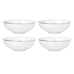Trianna White All-Purpose Bowls, Set of 4