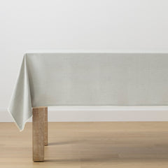French Perle Solid Dove Grey 60x102 Tablecloth