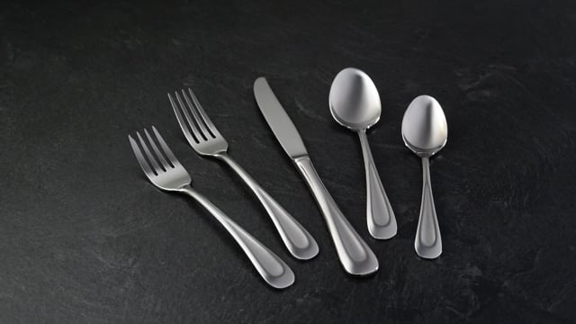 Satin Sand Dune Dinner Spoons, Set of 4