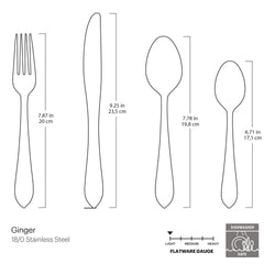 Ginger Mirror 16-Piece Flatware Set