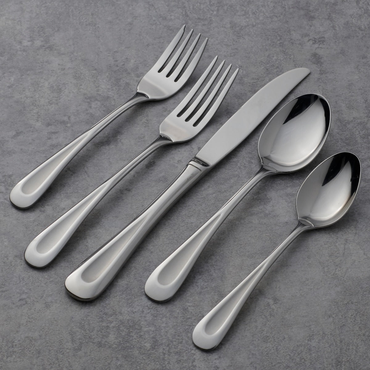 Satin Sand Dune 45-Piece Flatware Set